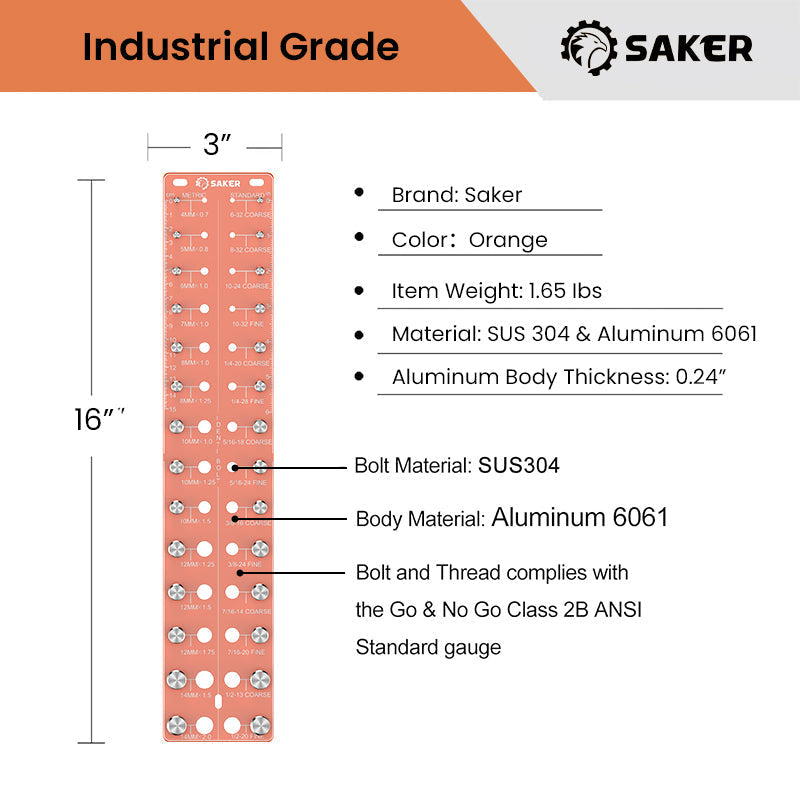 Varžtų ir sriegių tikrintuvas