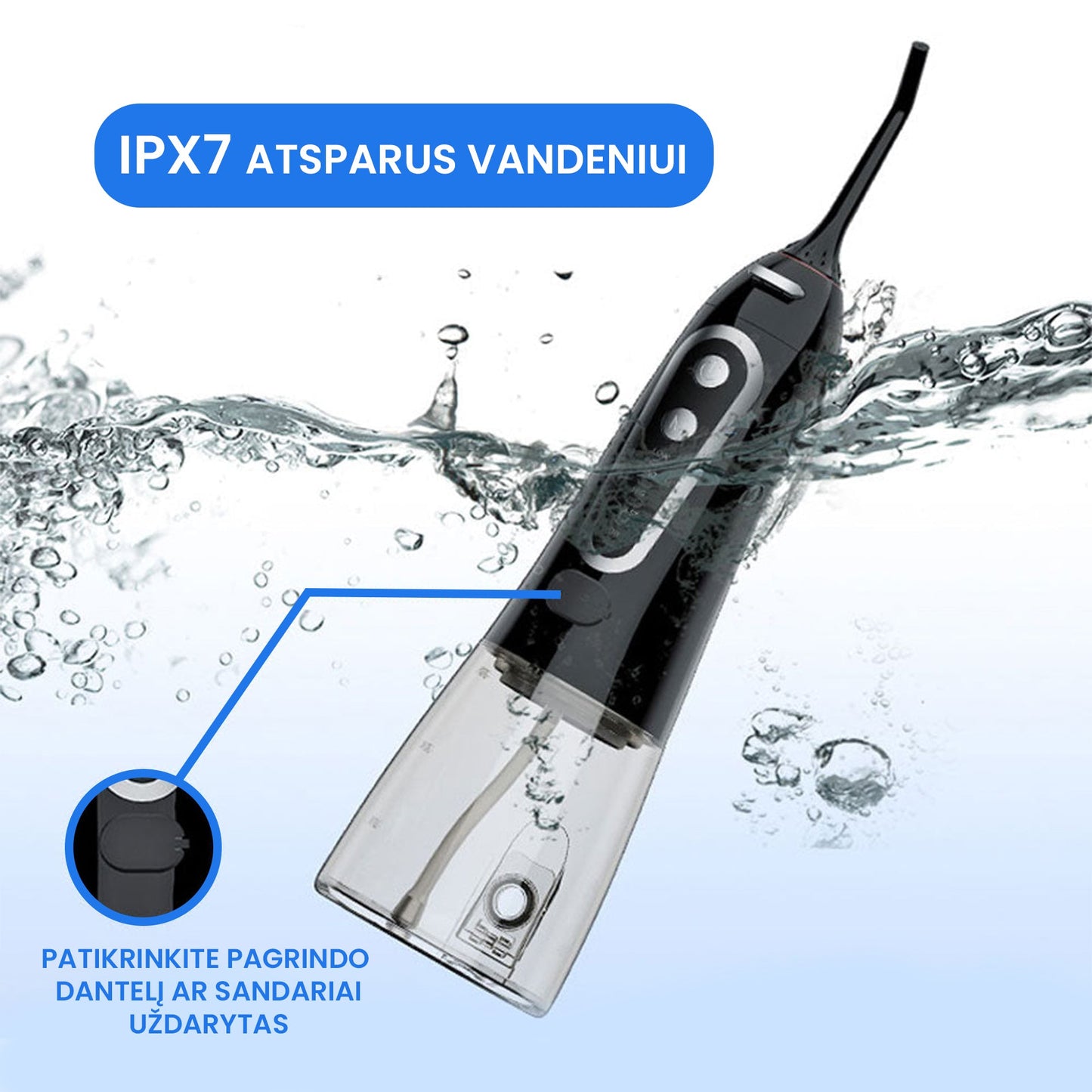 Bevielis burnos irigatorius