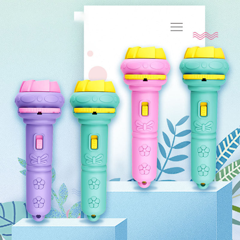 Vaikiškas projektoriaus žibintuvėlis