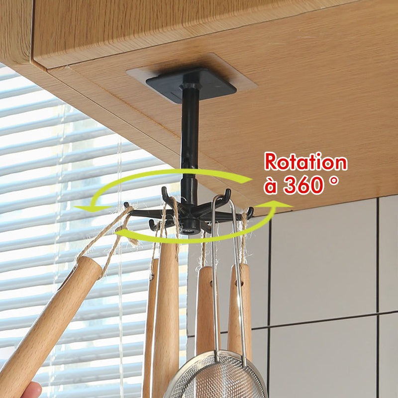 360 laipsnių besisukantys kabliukai (4vnt.)