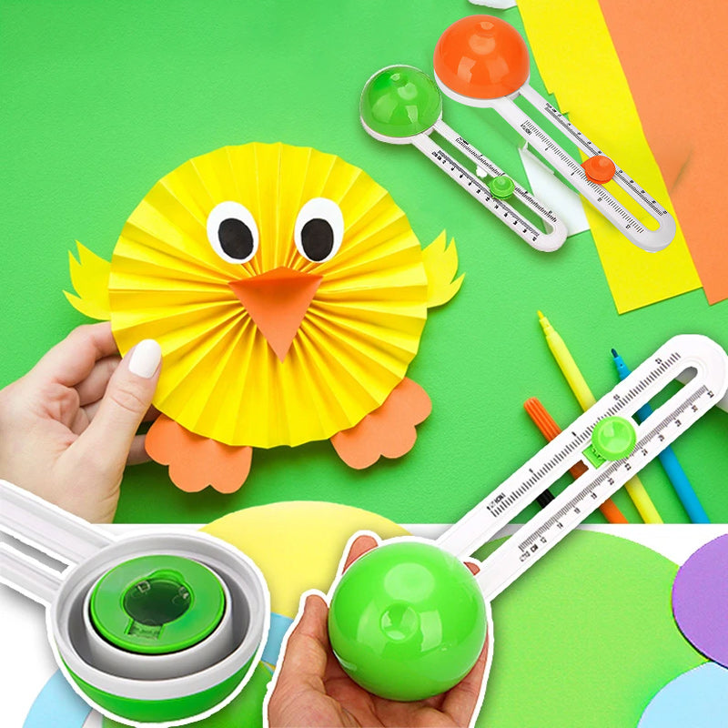 Plastikinis apskritimų pjaustymo peiliukas