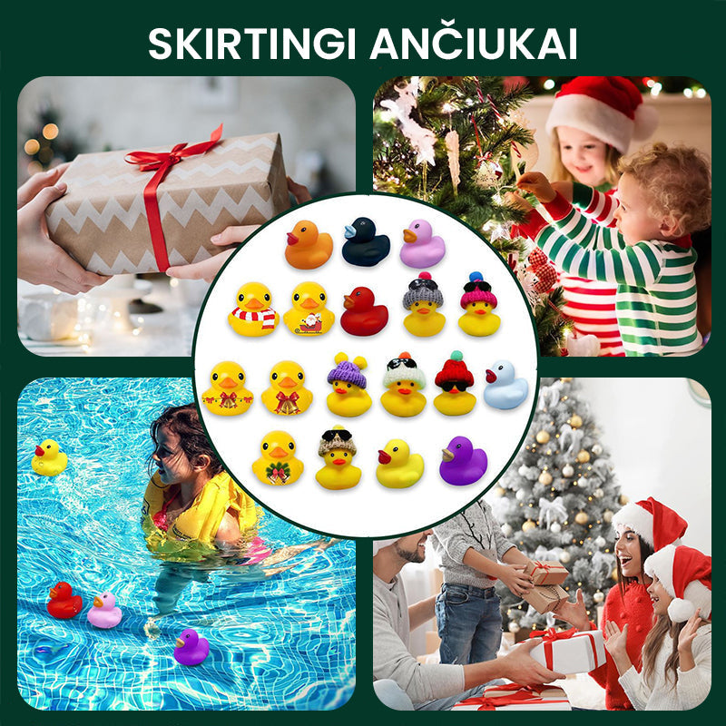 Vaikiškas advento ančiukų kalendorius