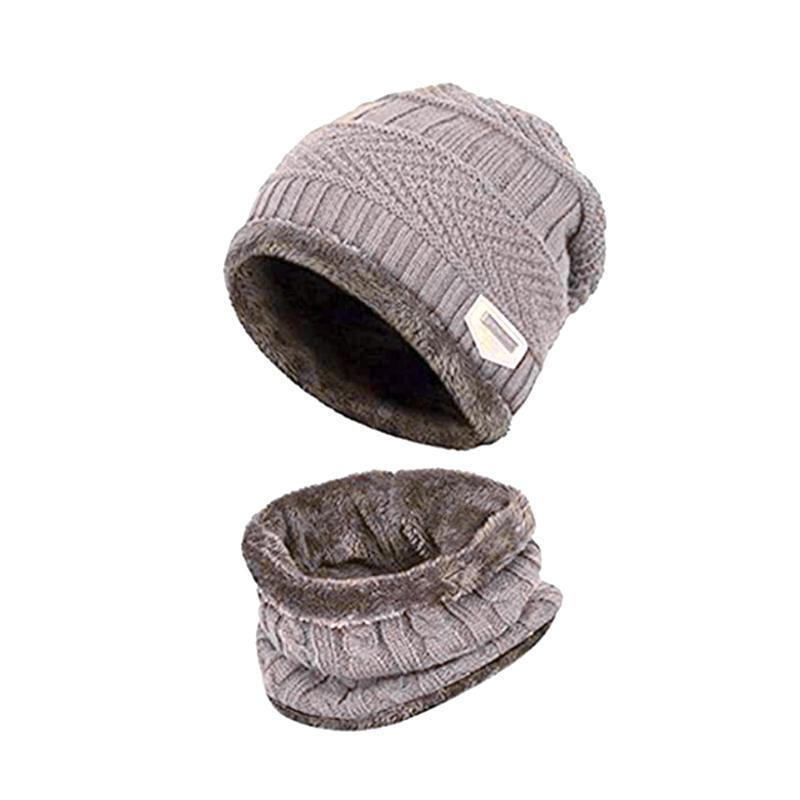 Žieminė beanie kepurė ir šalikas