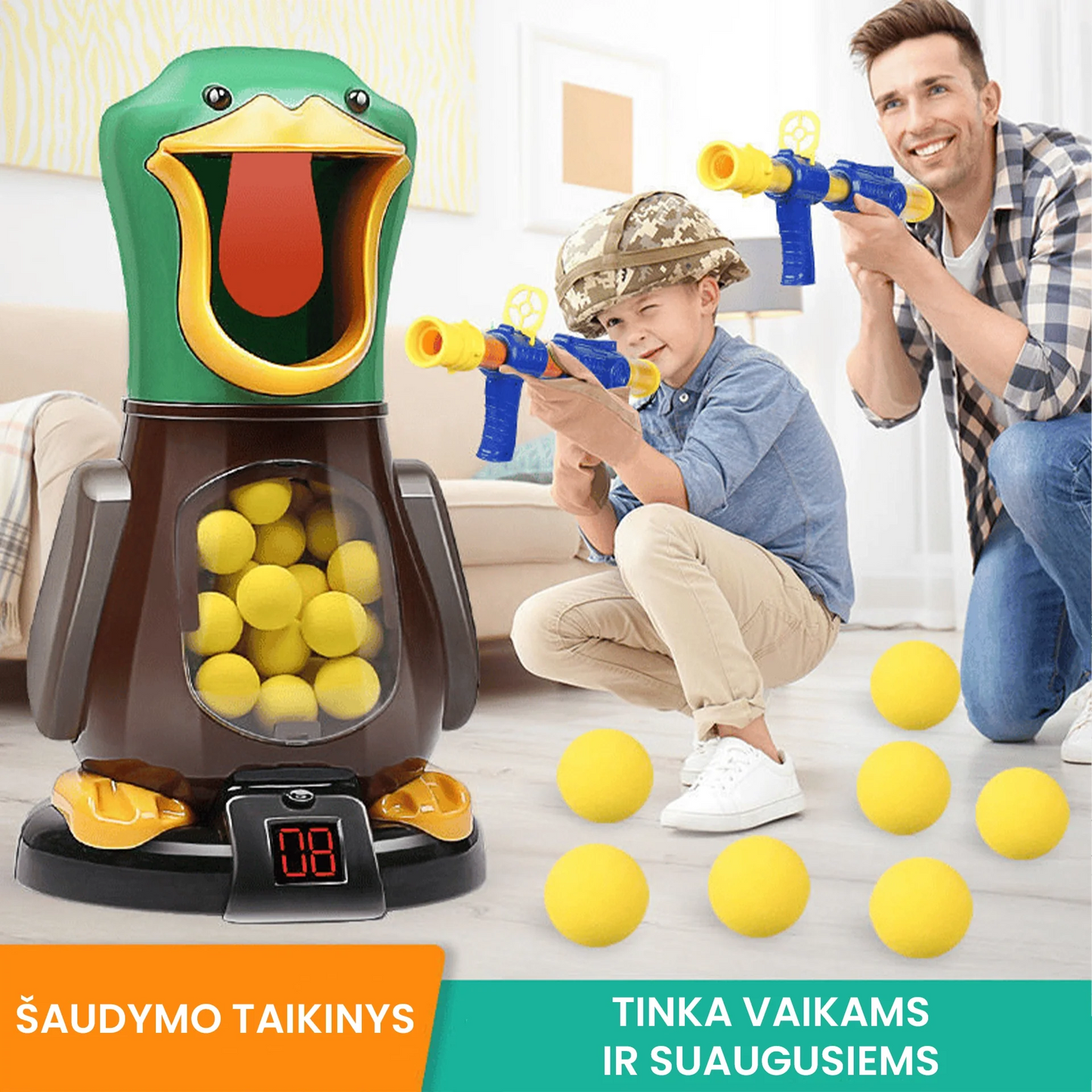 Vaikiškas šaudymo rinkinys