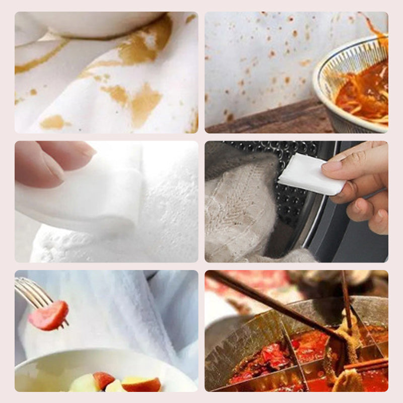 Drėgnos servetėlės dėmių šalinimui