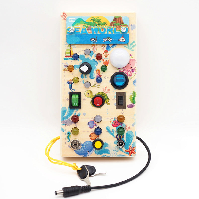 "Montessori" LED lempučių lenta