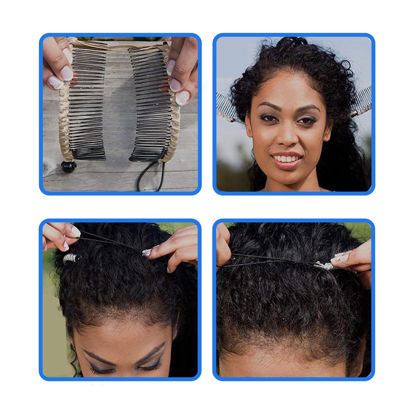 Retro plaukų segtukas moterims (2vnt.)