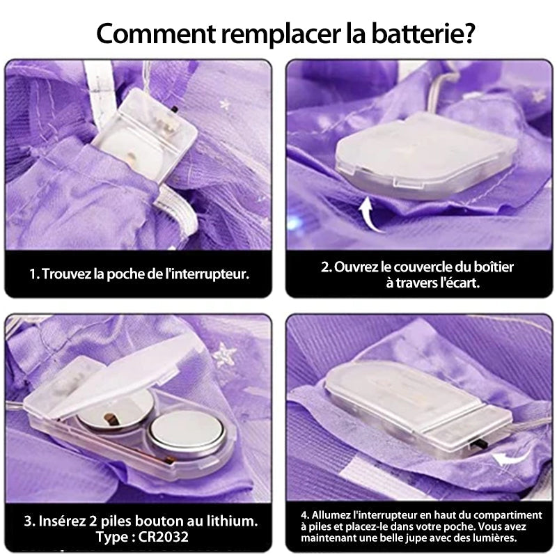 Šviečiantis sijonas su blizgučiais