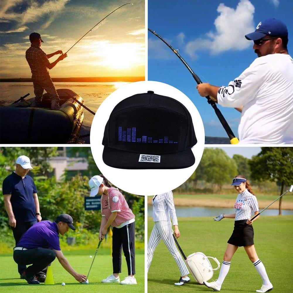 Kepurė su LED užrašu