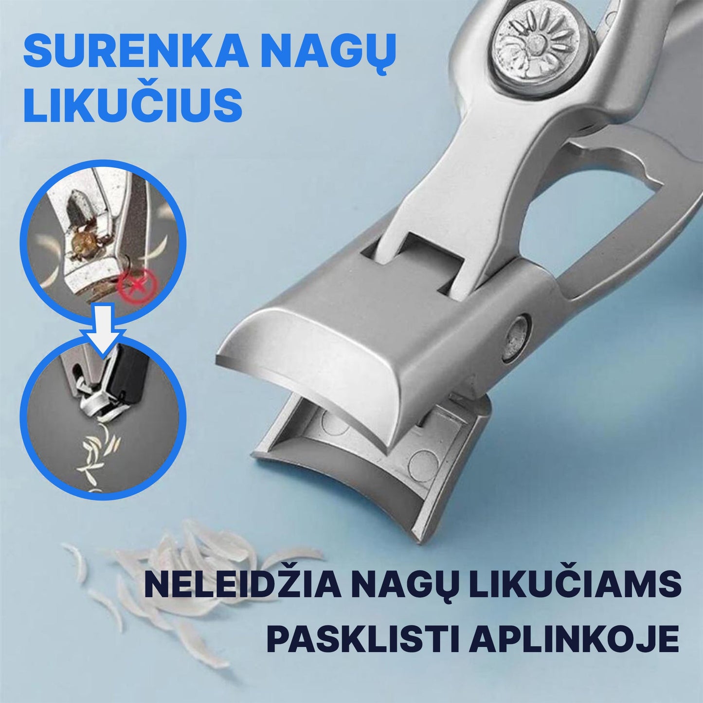 NailCutter™ - profesionalus nagų priežiūros rinkinys