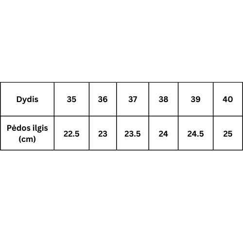 Moteriški šilti batai su platforma