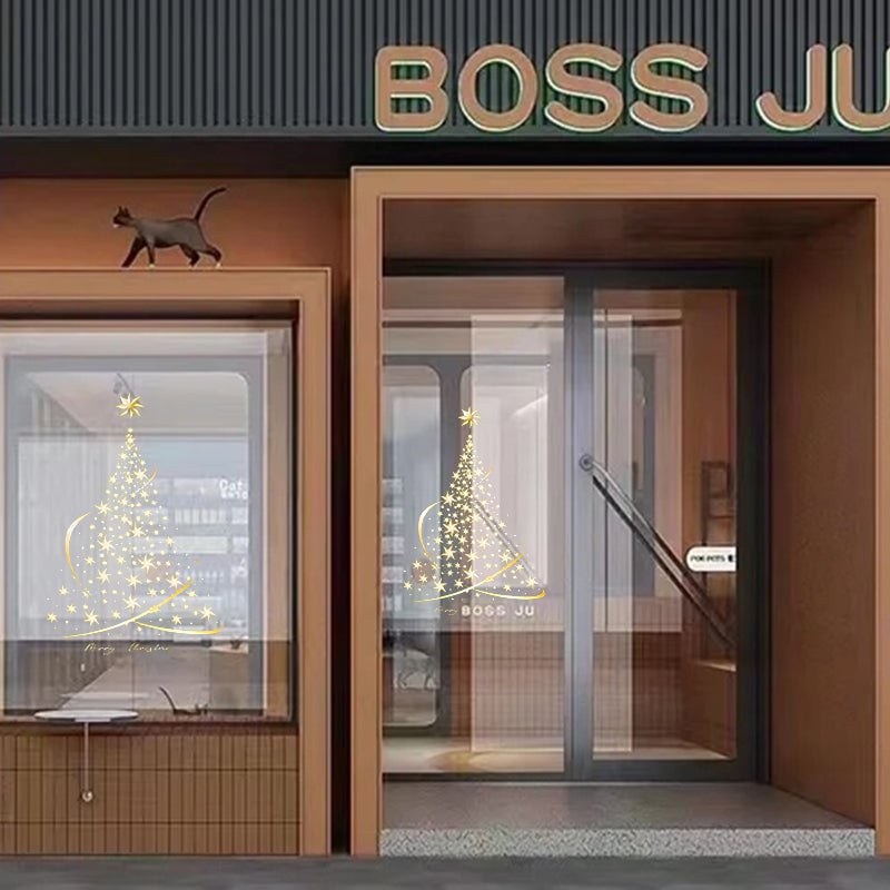 Kalėdinė lango dekoracija