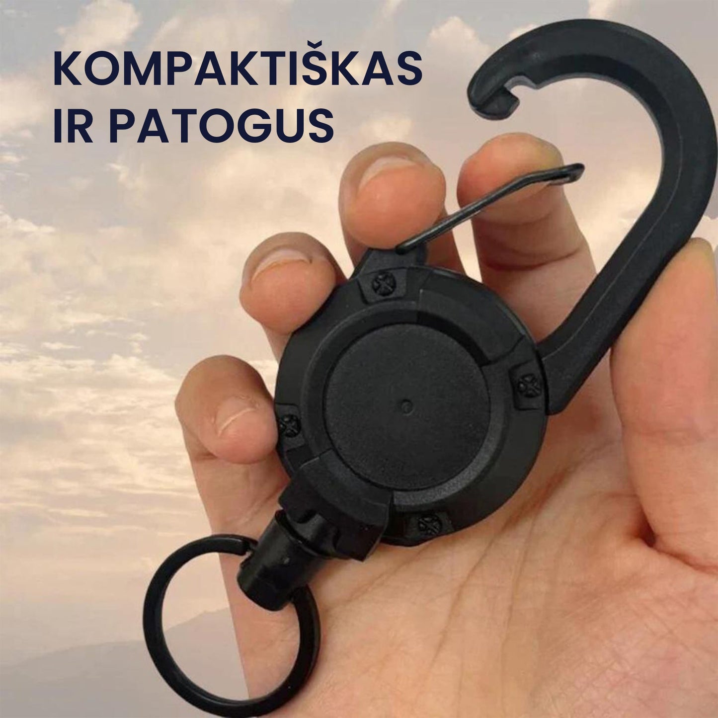 Automatiškai ištraukiamas pakabukas - ReelGrip™
