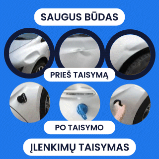 Automobilių įlenkimų tiesinimo įrankis