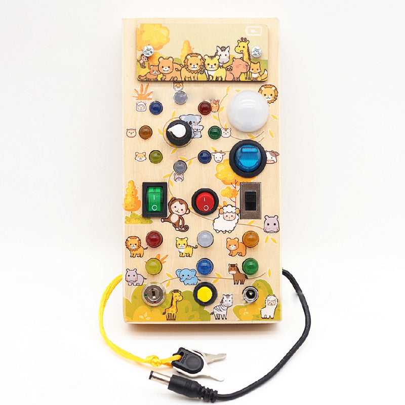 "Montessori" LED lempučių lenta