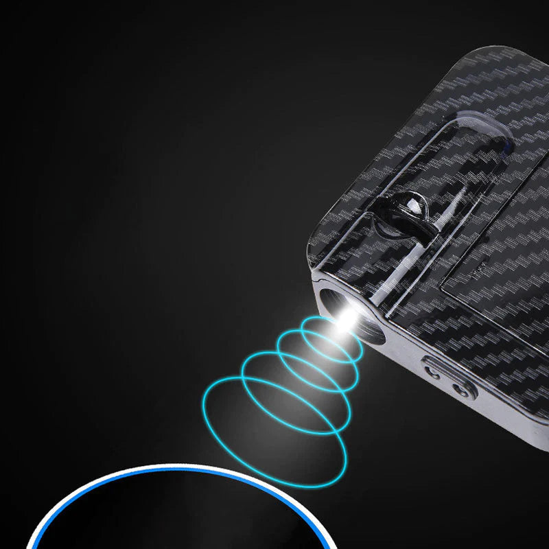 LED lemputė su šviečiančiu automobilio ženkliuku