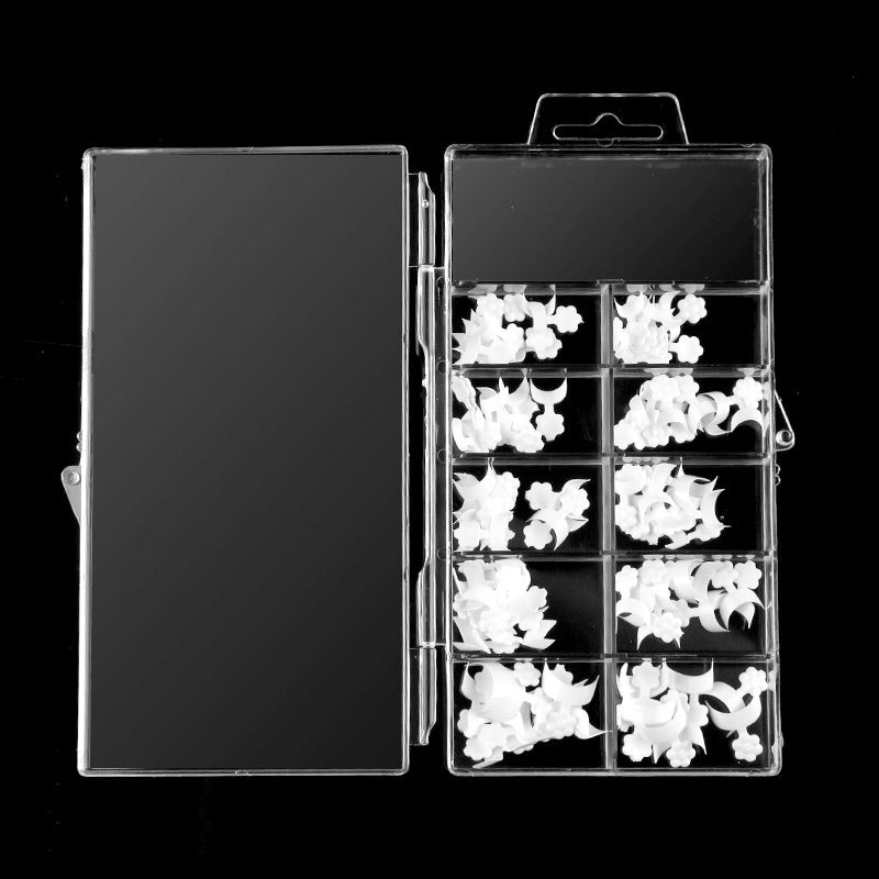 Nagų juostelės prancūziškam manikiūrui (100 vnt.)