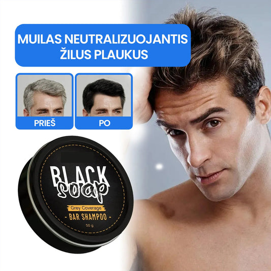 Muilas neutralizuojantis žilus plaukus