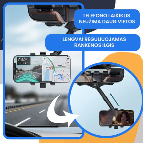 Reguliuojamas mobiliojo telefono laikiklis