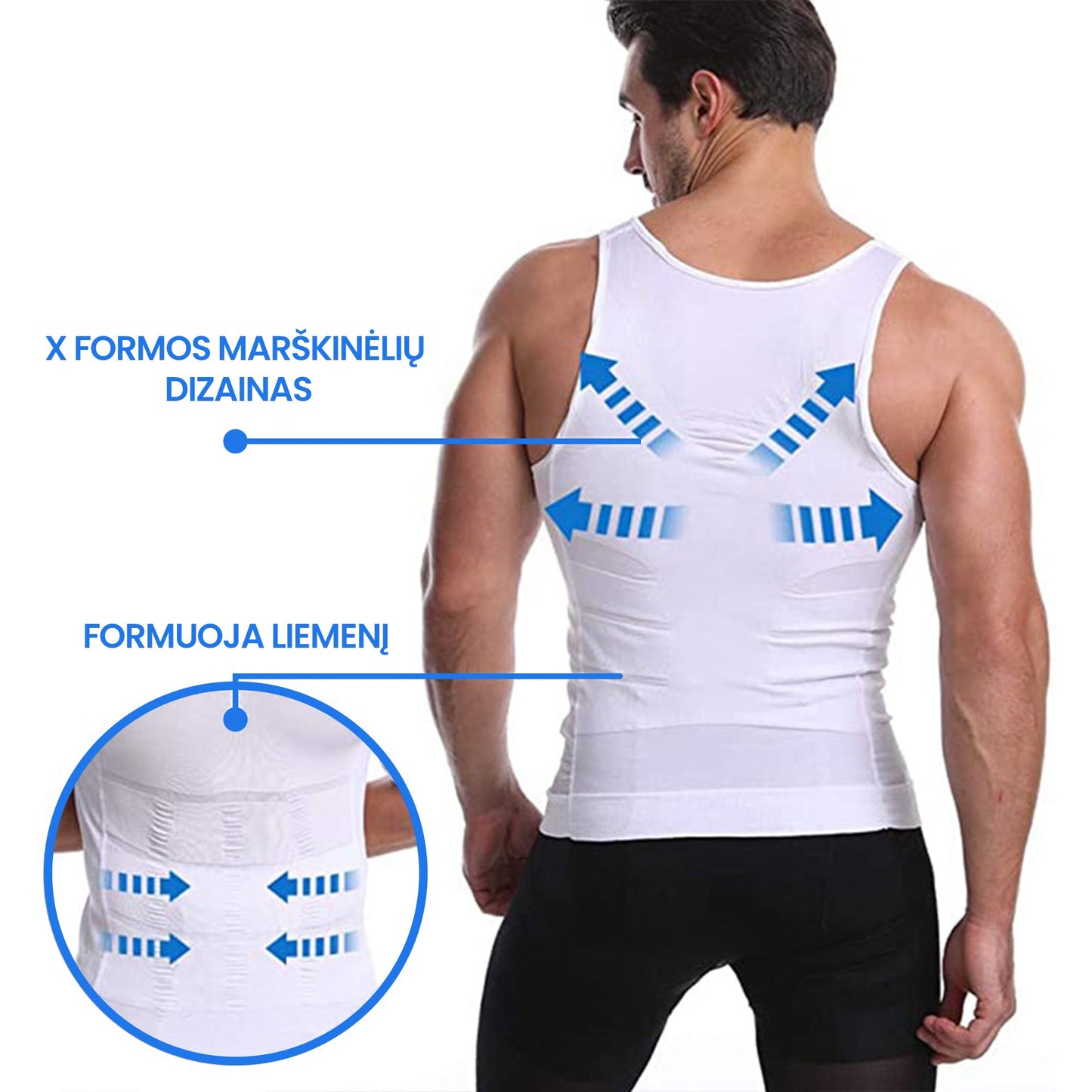 Formuojantys vyriški marškinėliai