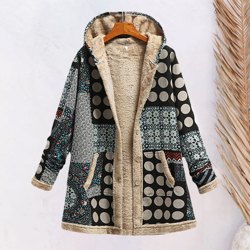 Megztinis - kardiganas su gobtuvu