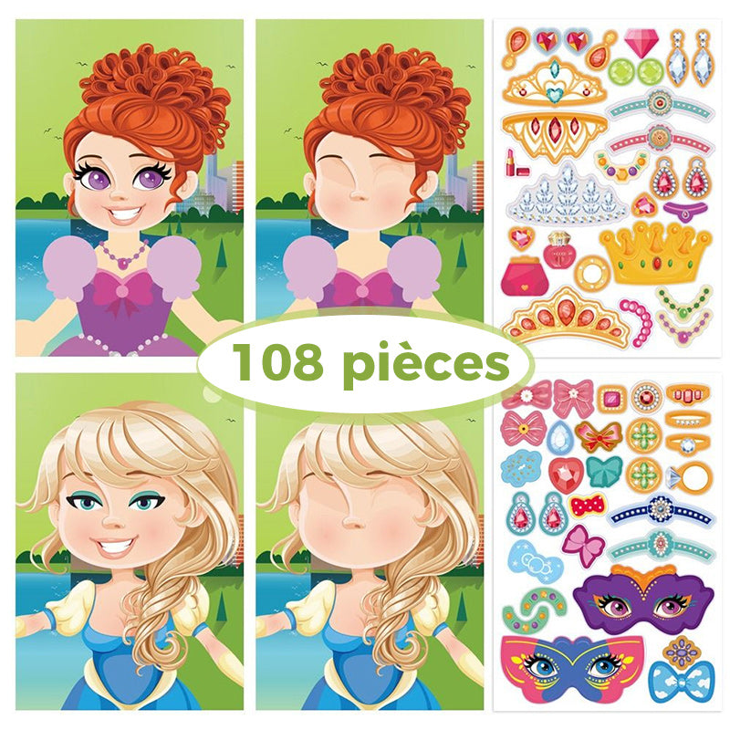 Kūrybinė lipdukų knyga vaikams