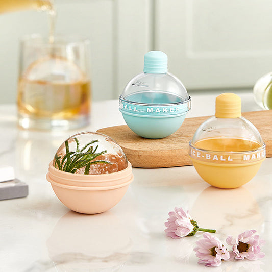 Apvali silikoninė ledo forma