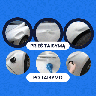 Automobilių įlenkimų tiesinimo įrankis