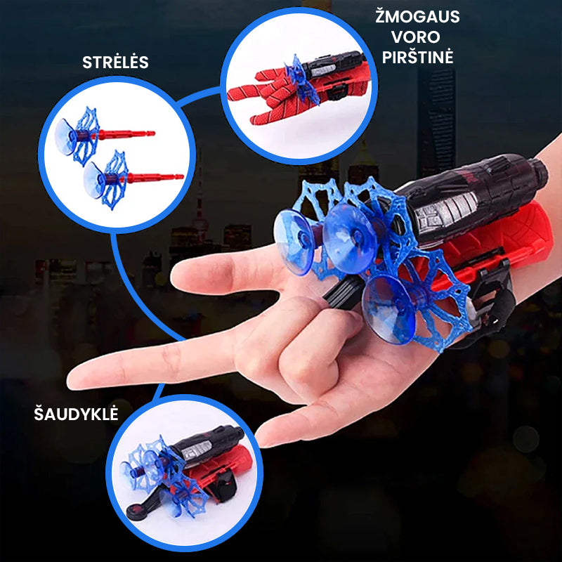 Žmogaus voro pirštinė - šaudyklė