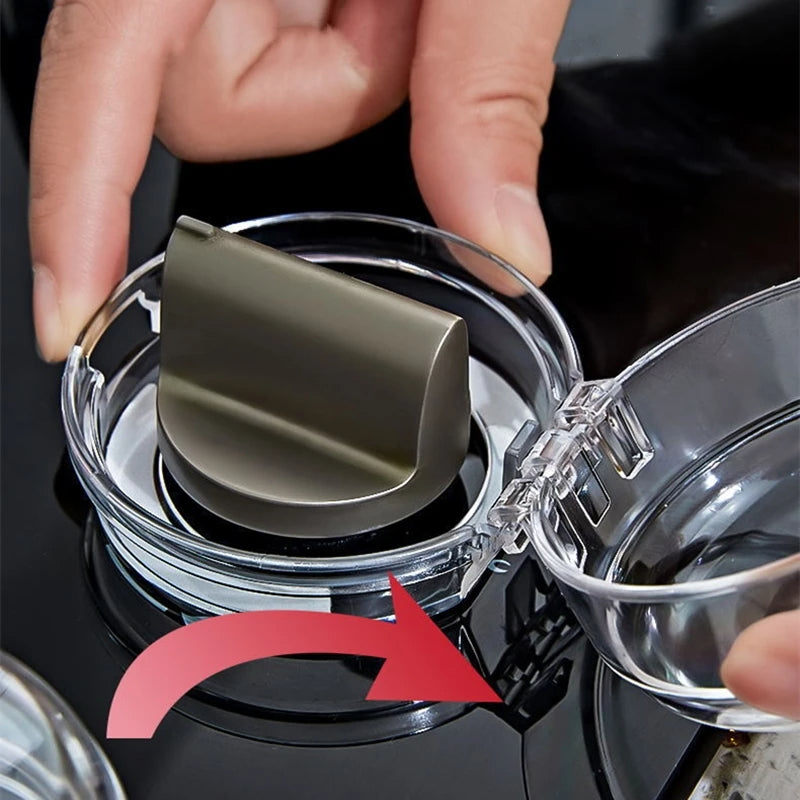 Apsauginiai viryklių rankenėlių dangteliai