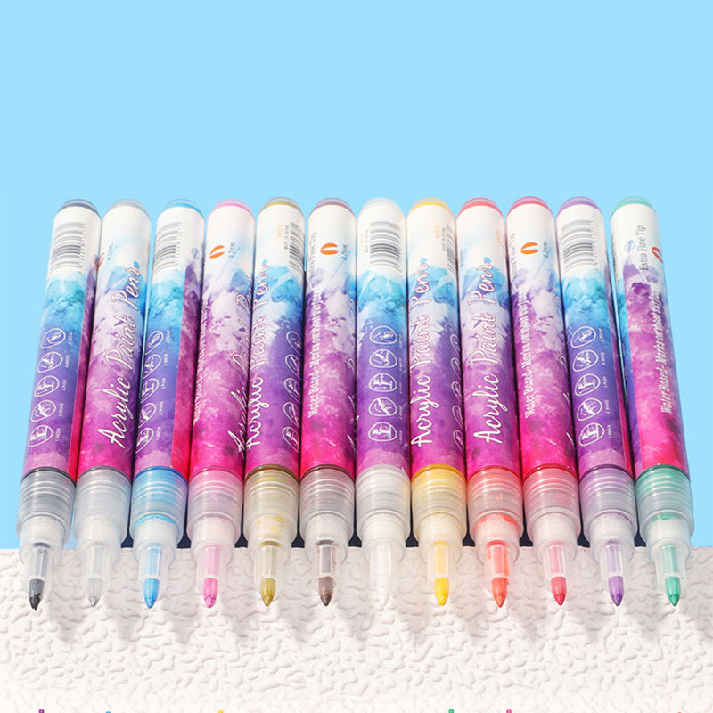 Nagų markeriai (12 spalvų)