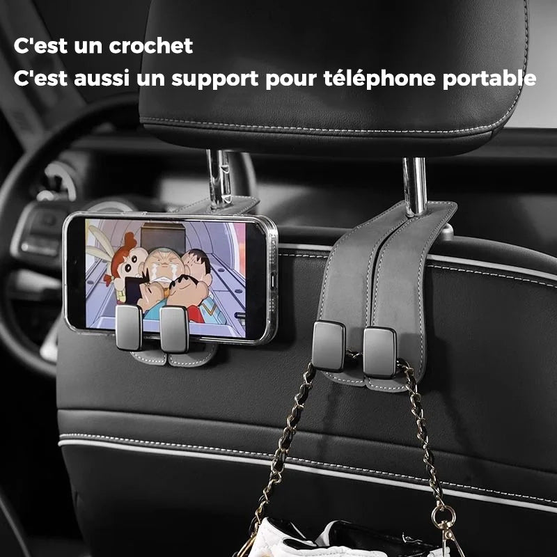 Dvigubas kabliukas automobiliui