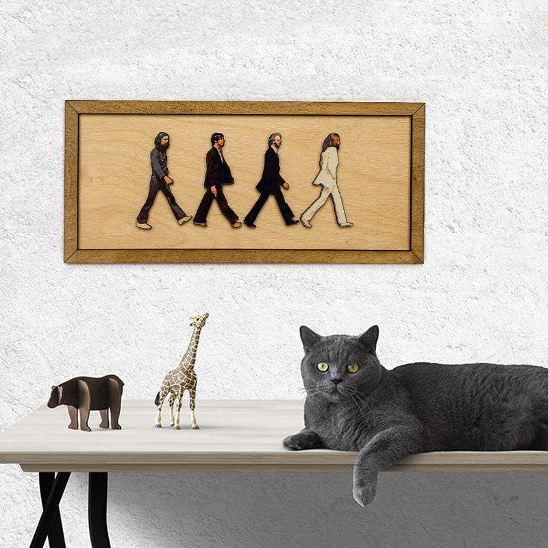 3D "The Beatles" grupės paveikslas