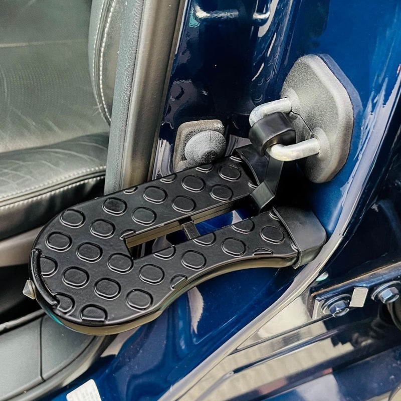 Automobilio durelių pakabinamas laiptelis