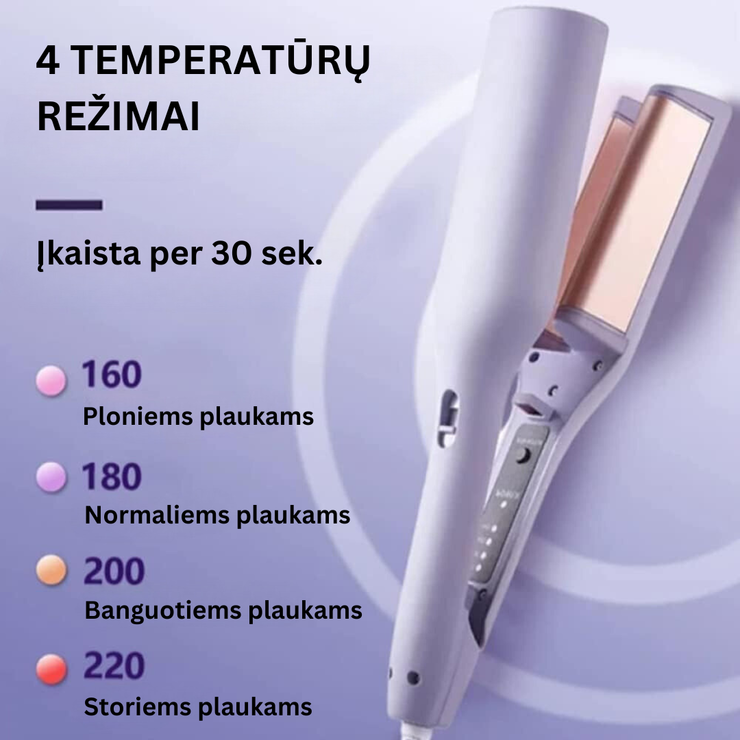 Plaukų formavimo žnyplės