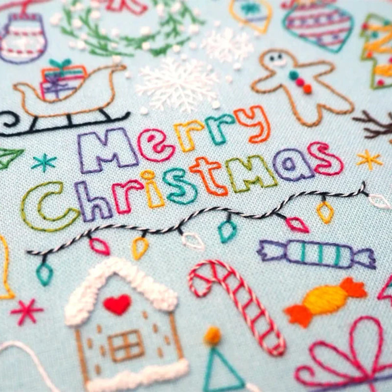 Kalėdinis siuvinėjimo rinkinys