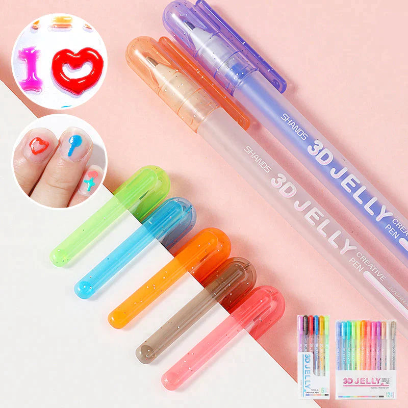 \GelPen™\" - geliniai rašikliai su 3D efektu"