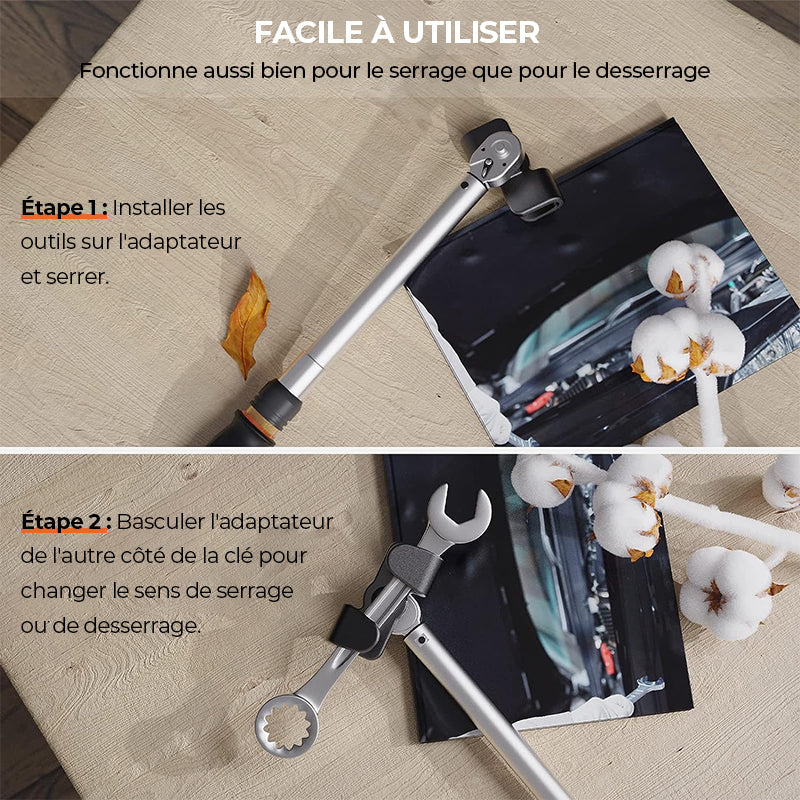 Universalus veržliarakčio adapteris