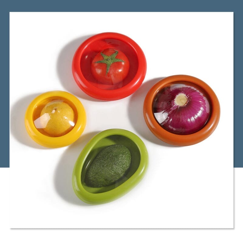 Daržovių ir vaisių laikymo dėžutės (4 vnt.)