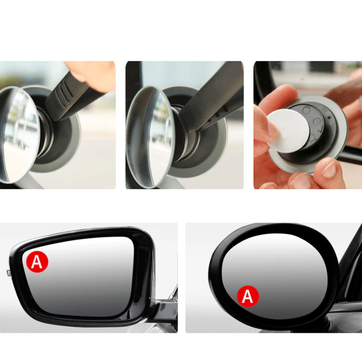 Aklosios zonos veidrodėliai (2 vnt.)