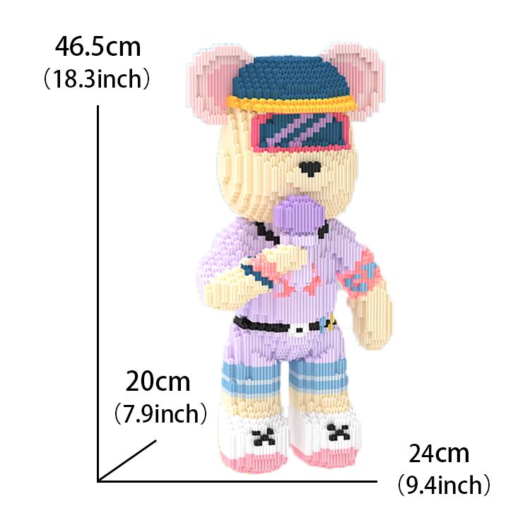 Lego surenkamas meškinas