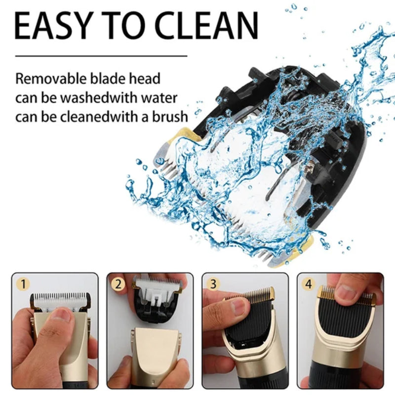 Tyliai veikianti plaukų kirpimo mašinėlė augintiniams