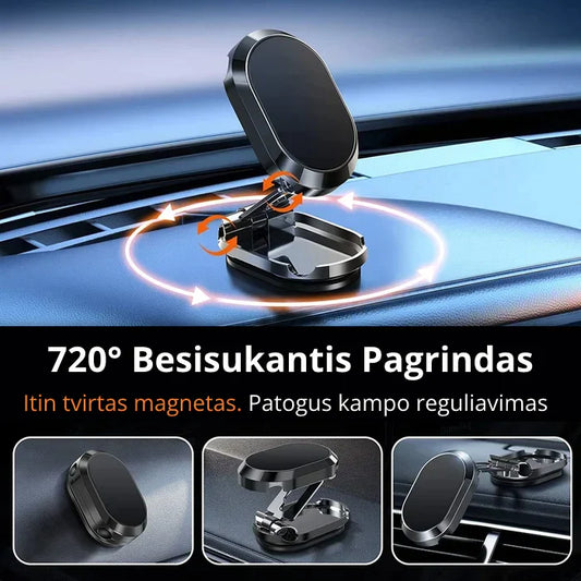 \MagAuto\" Sulankstomas magnetinis automobilio telefono laikiklis"