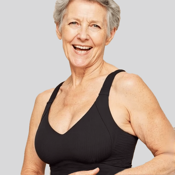 🎁 2025 METŲ IŠPARDAVIMAS 🎁💕 Subtiliai dryžuota besiūlė liemenėlė su W formos atrama – komfortas ir stilius viename!