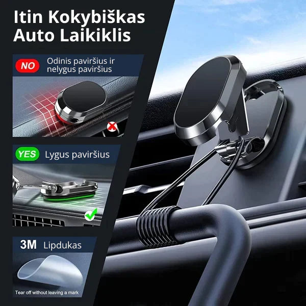 \MagAuto\" Sulankstomas magnetinis automobilio telefono laikiklis"