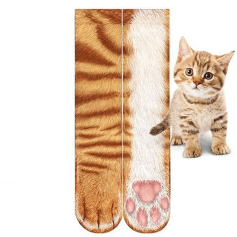 Universalios 3D gyvūnų letenų kojinės