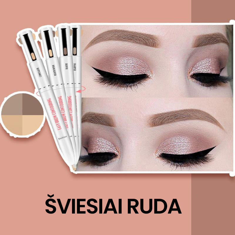 Daugiafunkcinė antakių kontūravimo priemonė