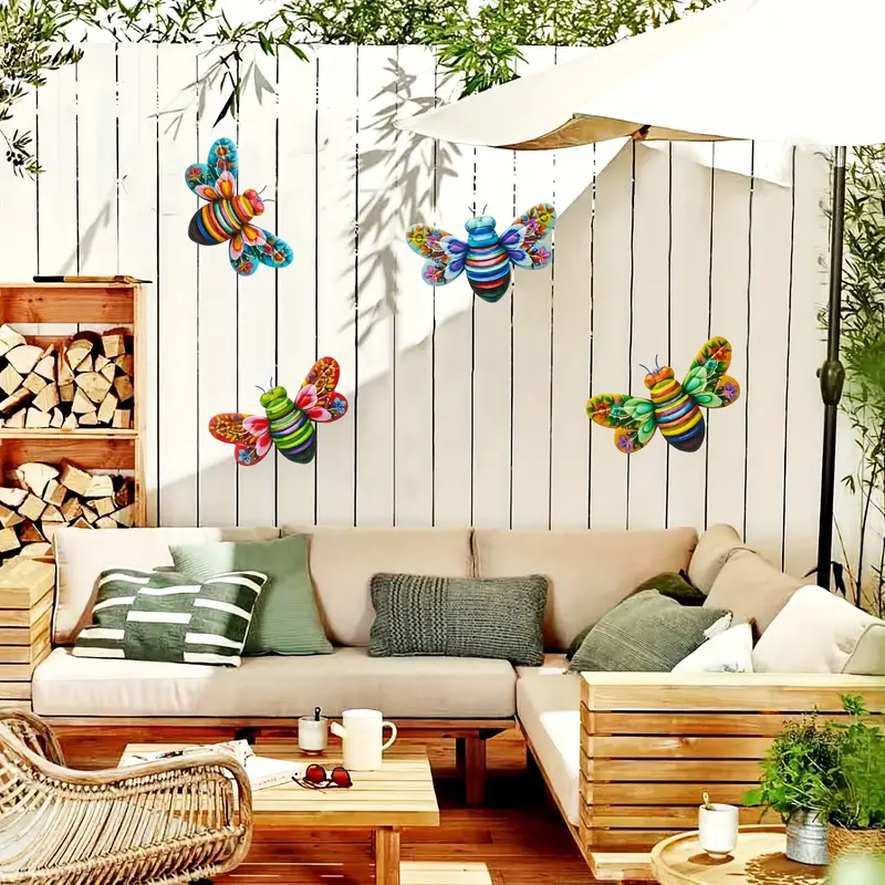 Sodo dekoracija - "Spalvota bitė"