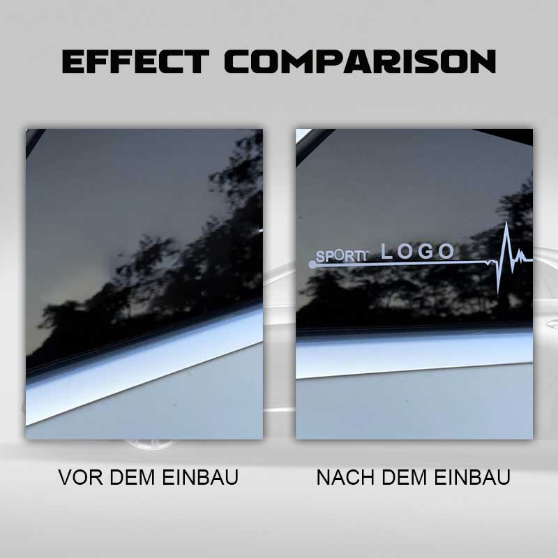 Lipdukai automobilio langams (6 vnt.)