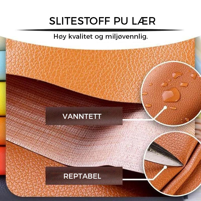 Klijuojamas pleistras odiniams baldams